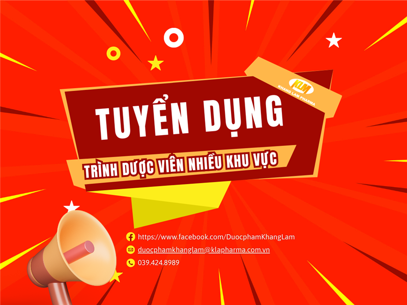 Cơ hội việc làm cho các anh chị em Trình Dược Viên nhiều tỉnh thành