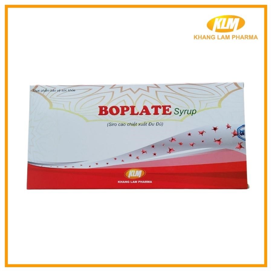 Boplate Syrup - Hỗ trợ người giảm tiểu cầu (Hộp 20 ống)
