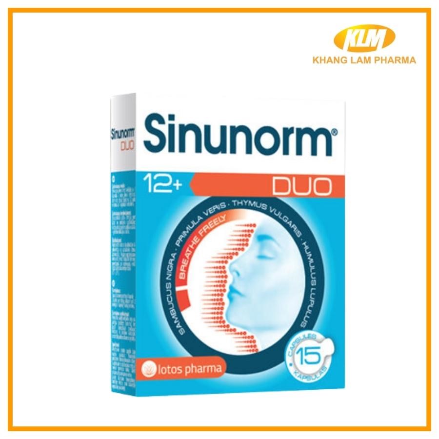 Sinunorm DUO - Giải pháp cho bệnh viêm xoang, viêm mũi dị ứng
