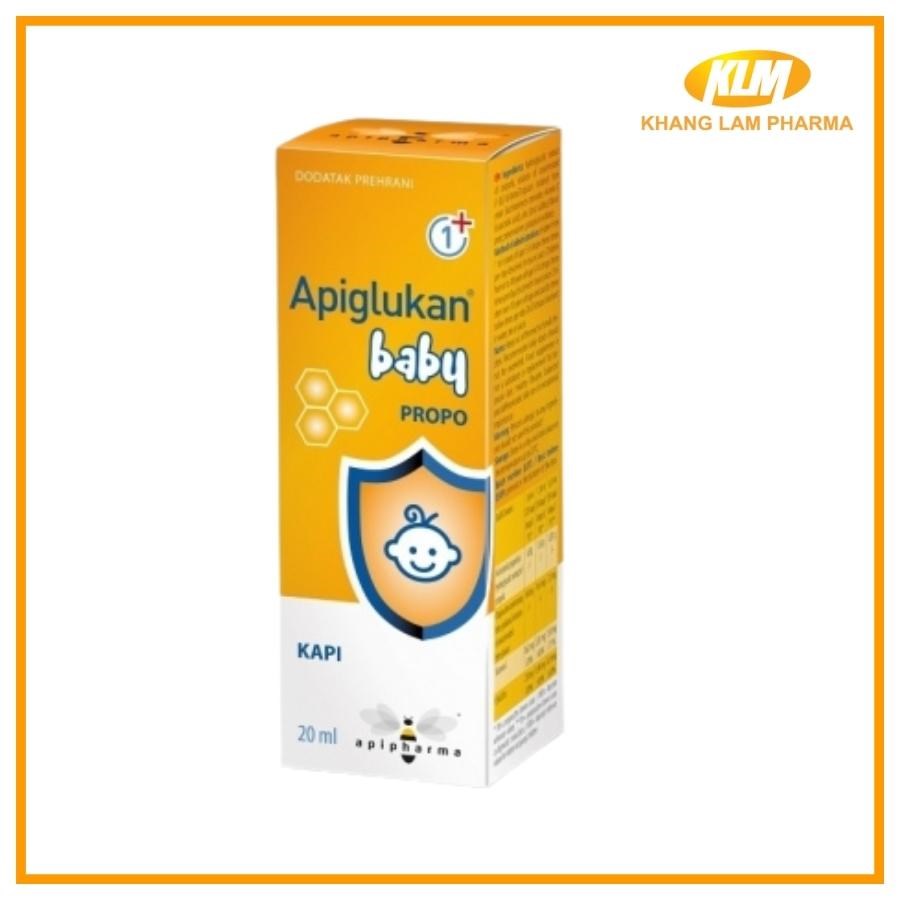 Apiglukan Baby Drops - Tăng cường hệ miễn dịch cho trẻ từ 1 tuổi (Lọ 20ml)