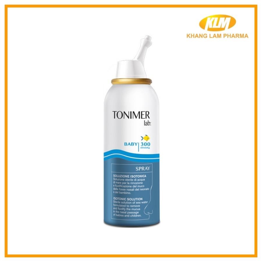 Tonimer Lab Baby Spray - Xịt mũi nước biển làm sạch, thông thoáng mũi dành cho trẻ