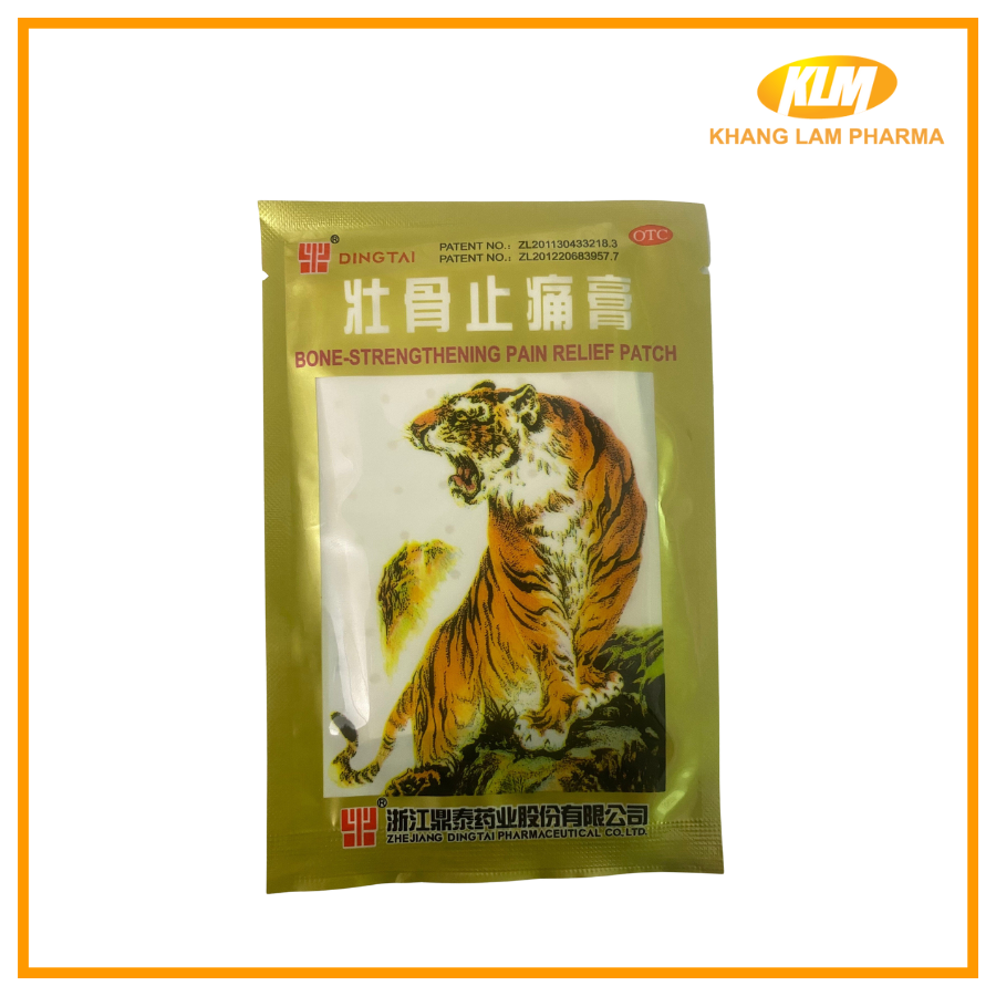 Miếng dán giảm đau cơ xương khớp Con Hổ (Túi 6 miếng)