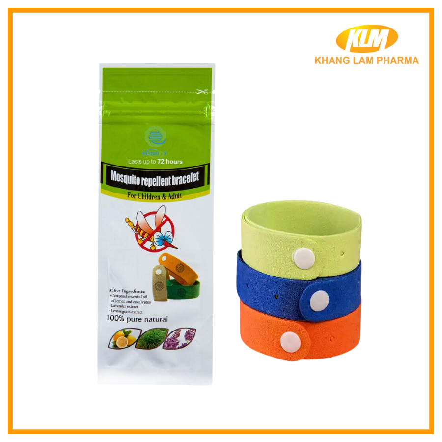 Mosquito Repellent Bracelet - Vòng đeo đuổi muỗi dành cho trẻ em và người lớn