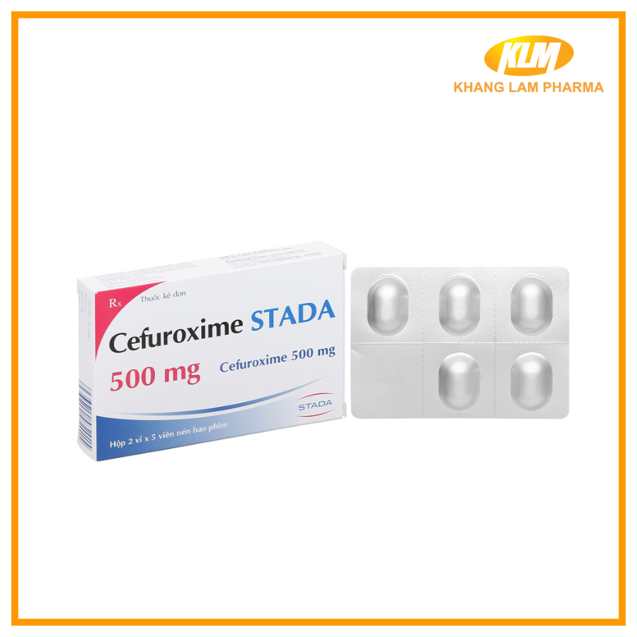 Cefuroxime Stada 500mg - Điều trị nhiễm khuẩn