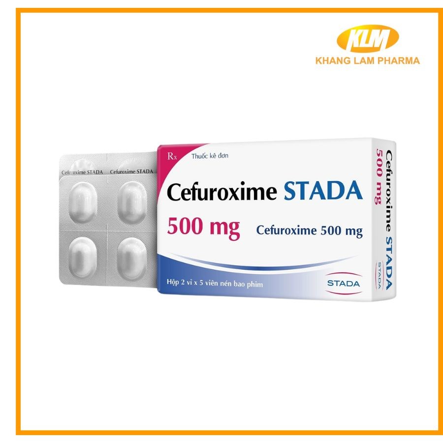Cefuroxime Stada 500mg - Điều trị nhiễm khuẩn