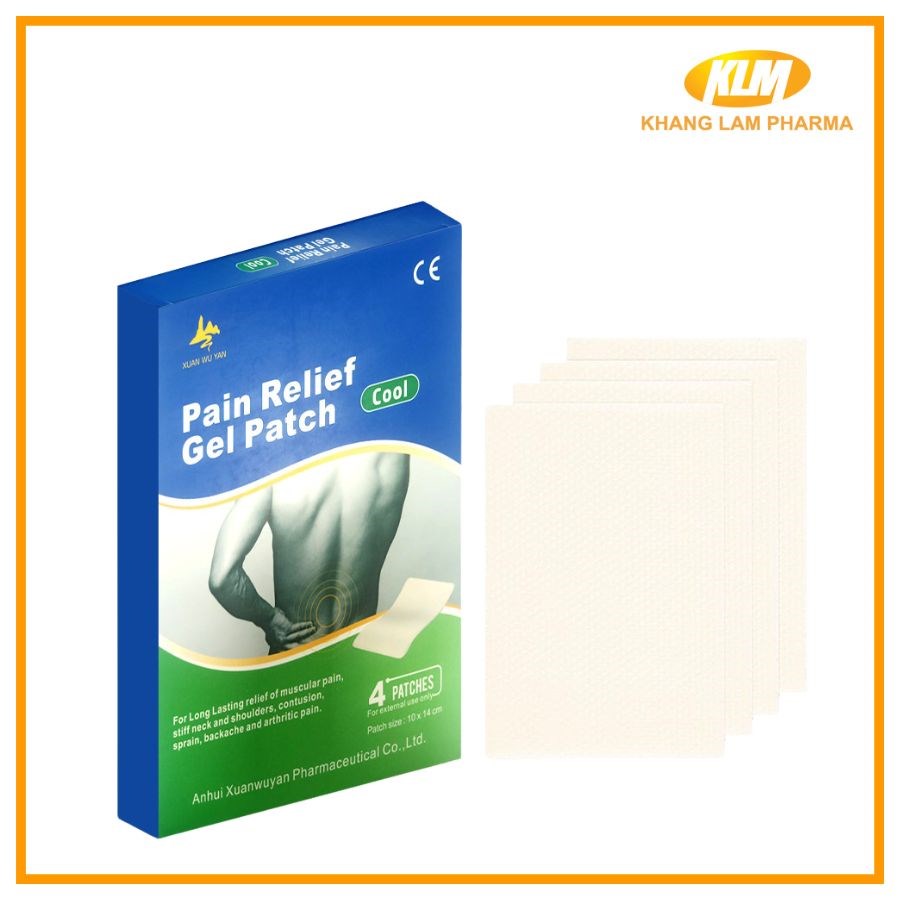 Pain Relief Gel Patch (Cool) - Cao dán lạnh giảm đau cơ khớp